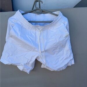 Calvin Klein White Athletic Shorts